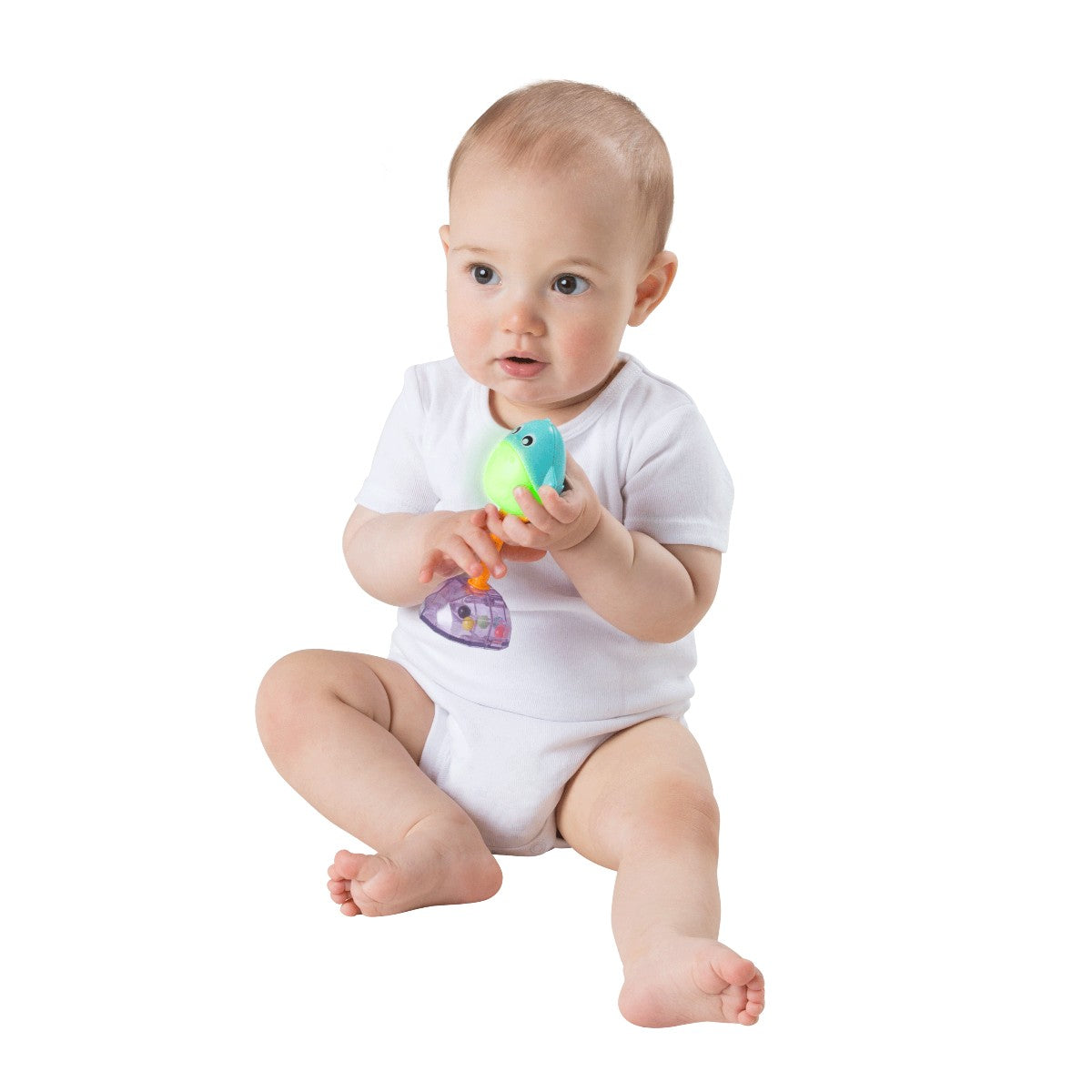 Playgro Pingvin skallra med ljus