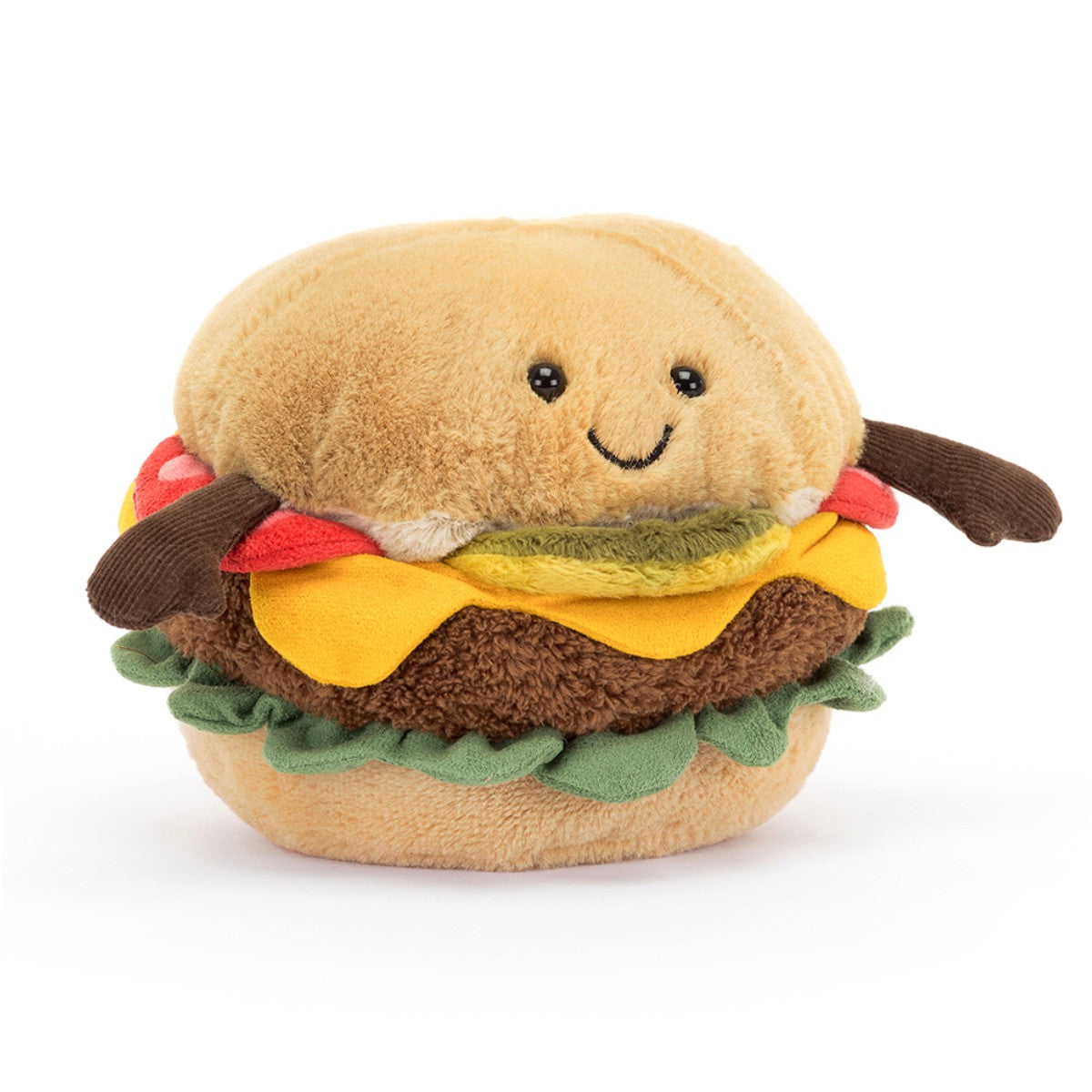 Jellycat gosedjur, Amuseable Burger - 11 cm