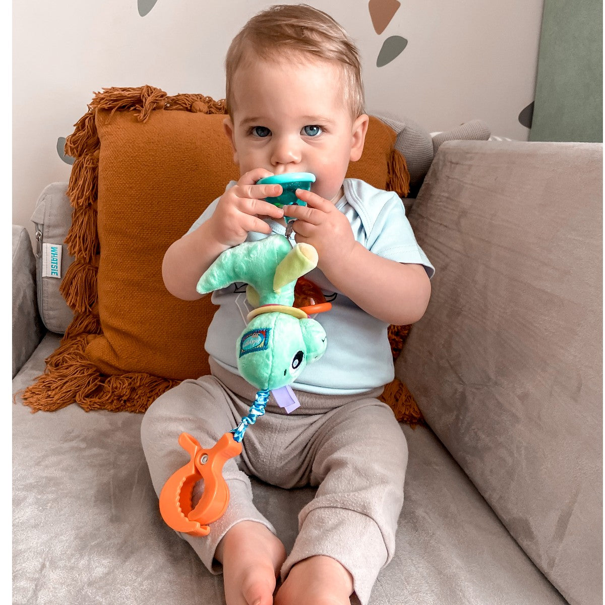 Playgro aktivitetsleksak, Dingly Dangly hängleksak – Dino