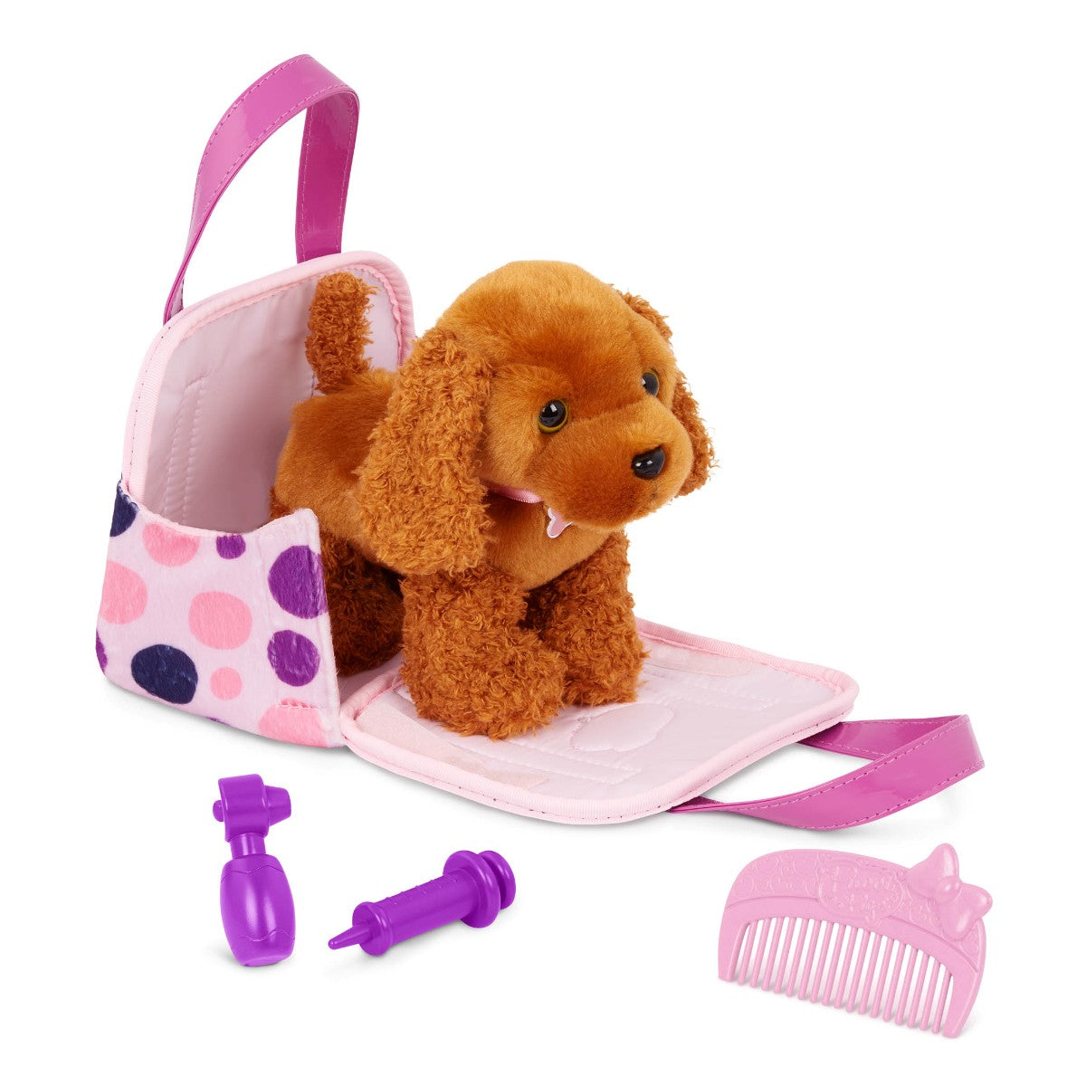 Pucci Pups hund i prickig väska