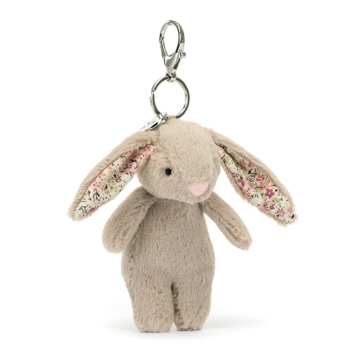 Jellycat nyckelring, Bashful kanin Blossom beige