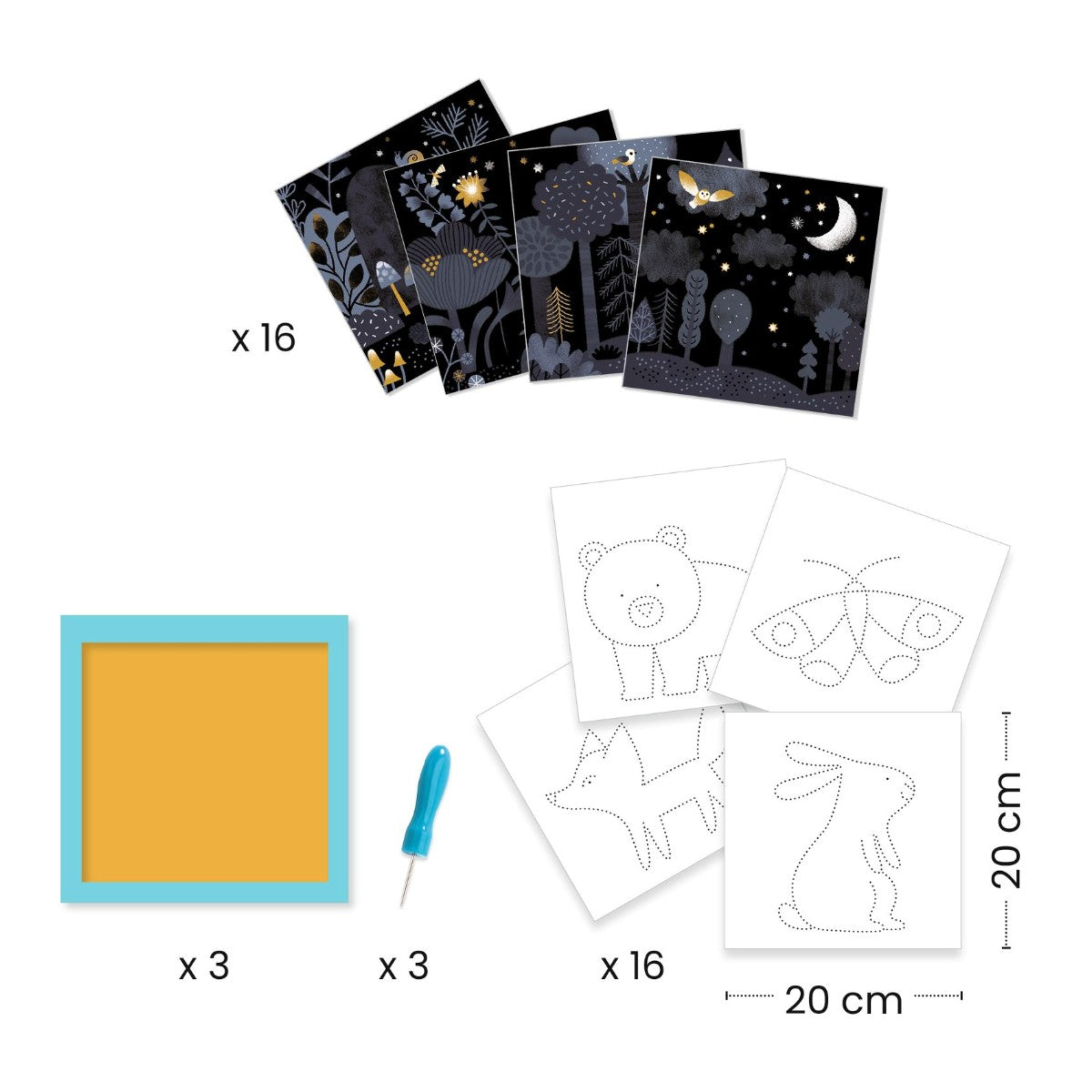 Djeco Kreativ låda, Bildavslöjning