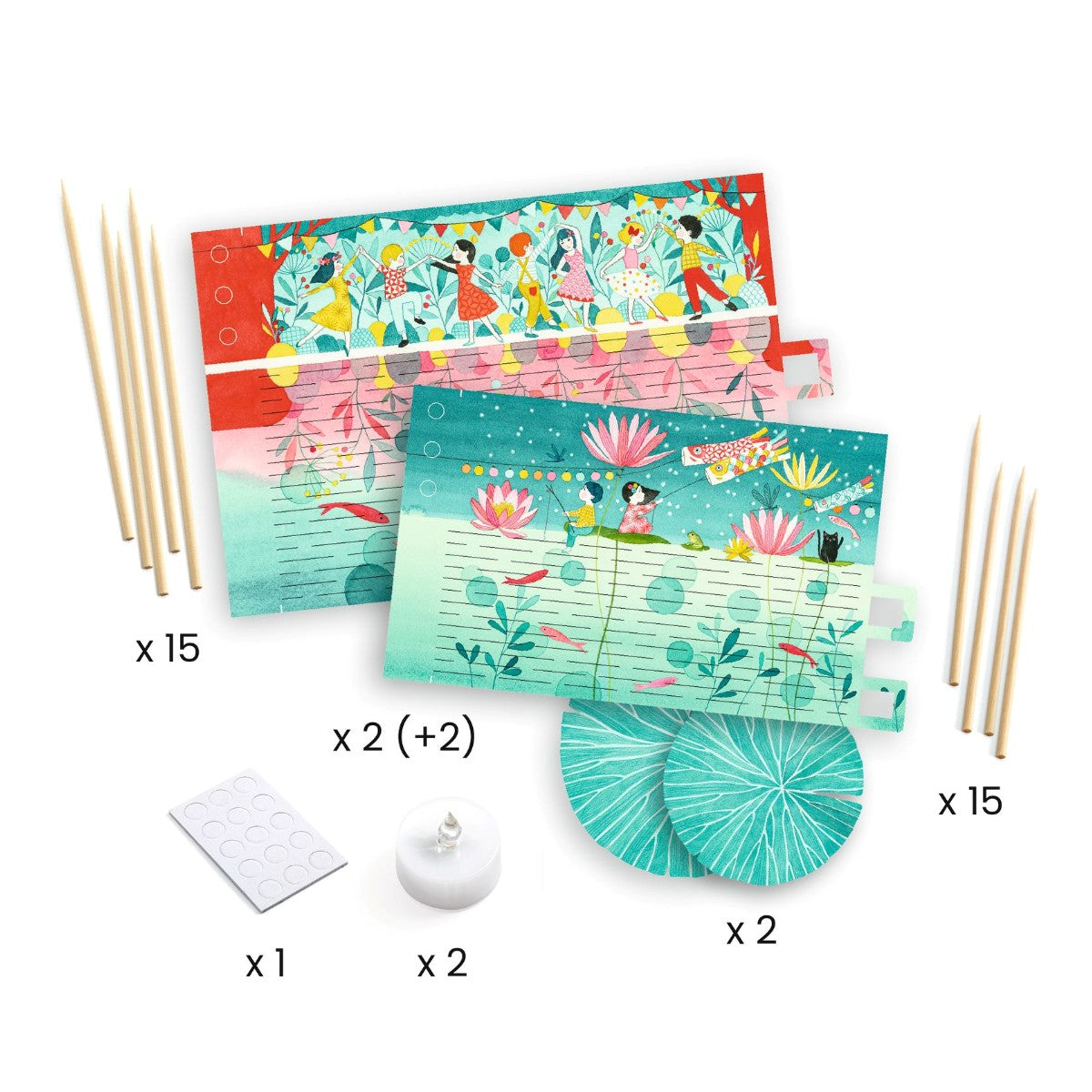 Djeco DIY - Lampor, Eldflugornas dans