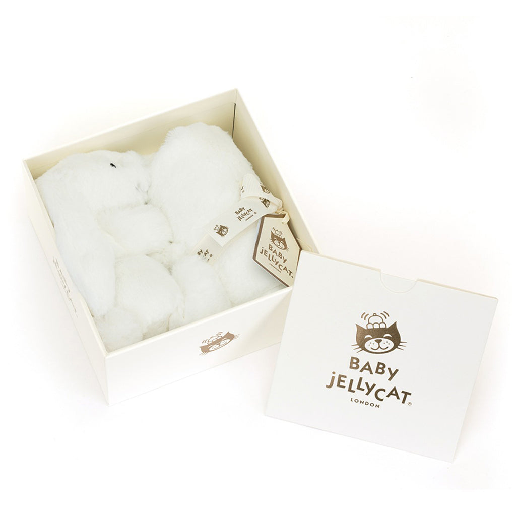 Baby Jellycat Luxe snuttefilt i presentask, Luna kanin