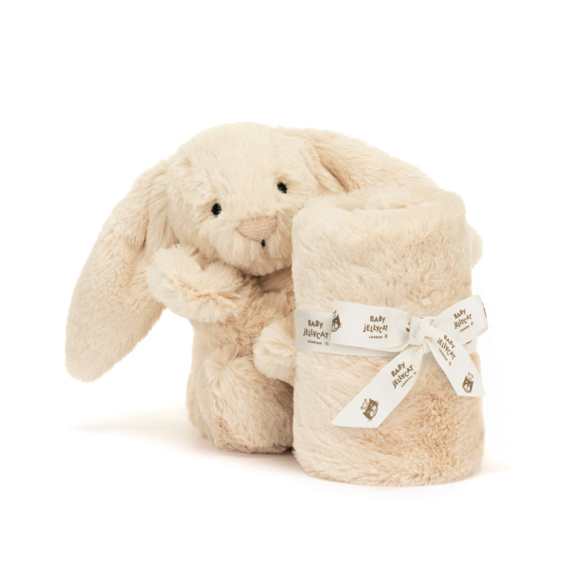 Baby Jellycat Luxe snuttefilt i presentask, Willow kanin