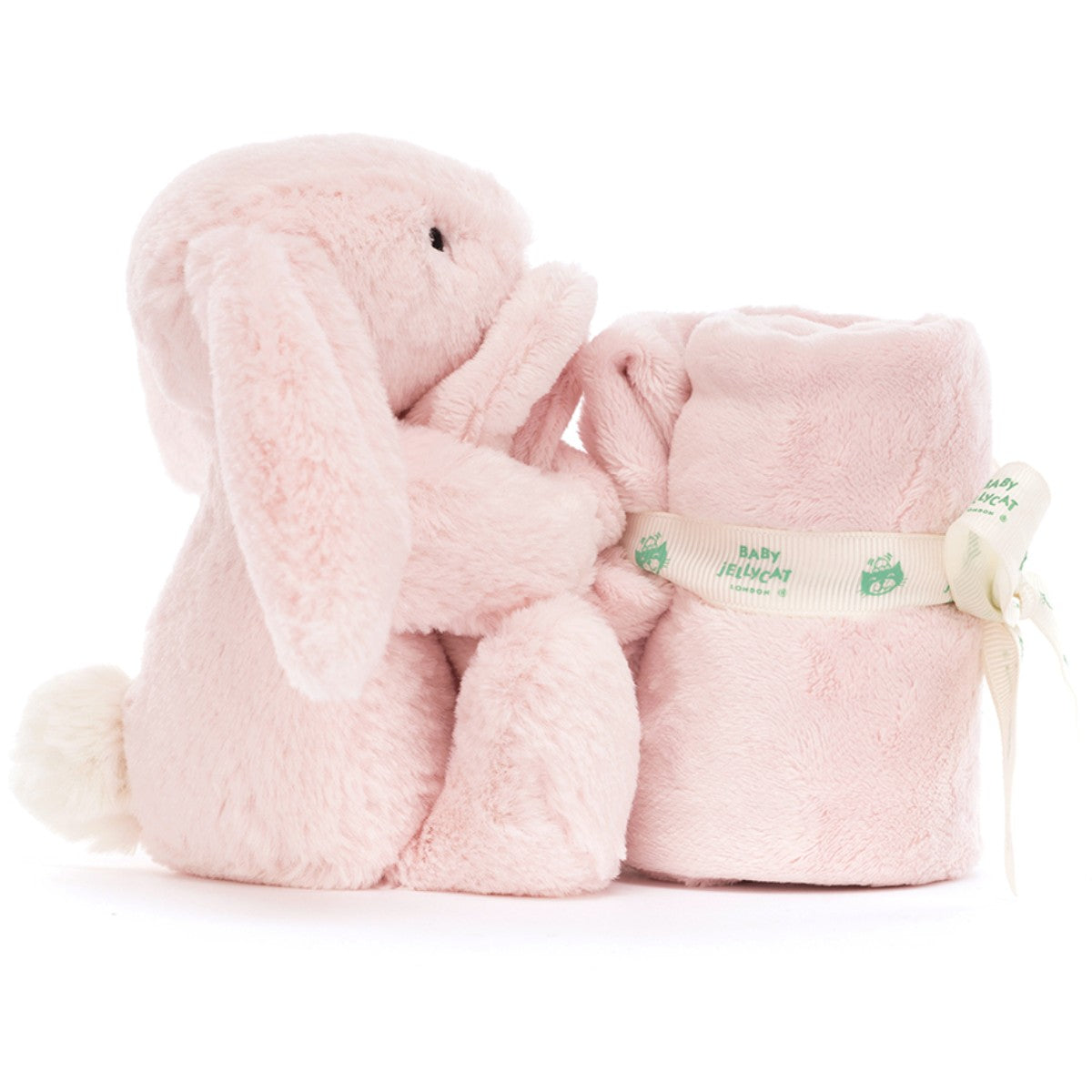 Baby Jellycat Bashful snuttefilt, Kanin - Rosa