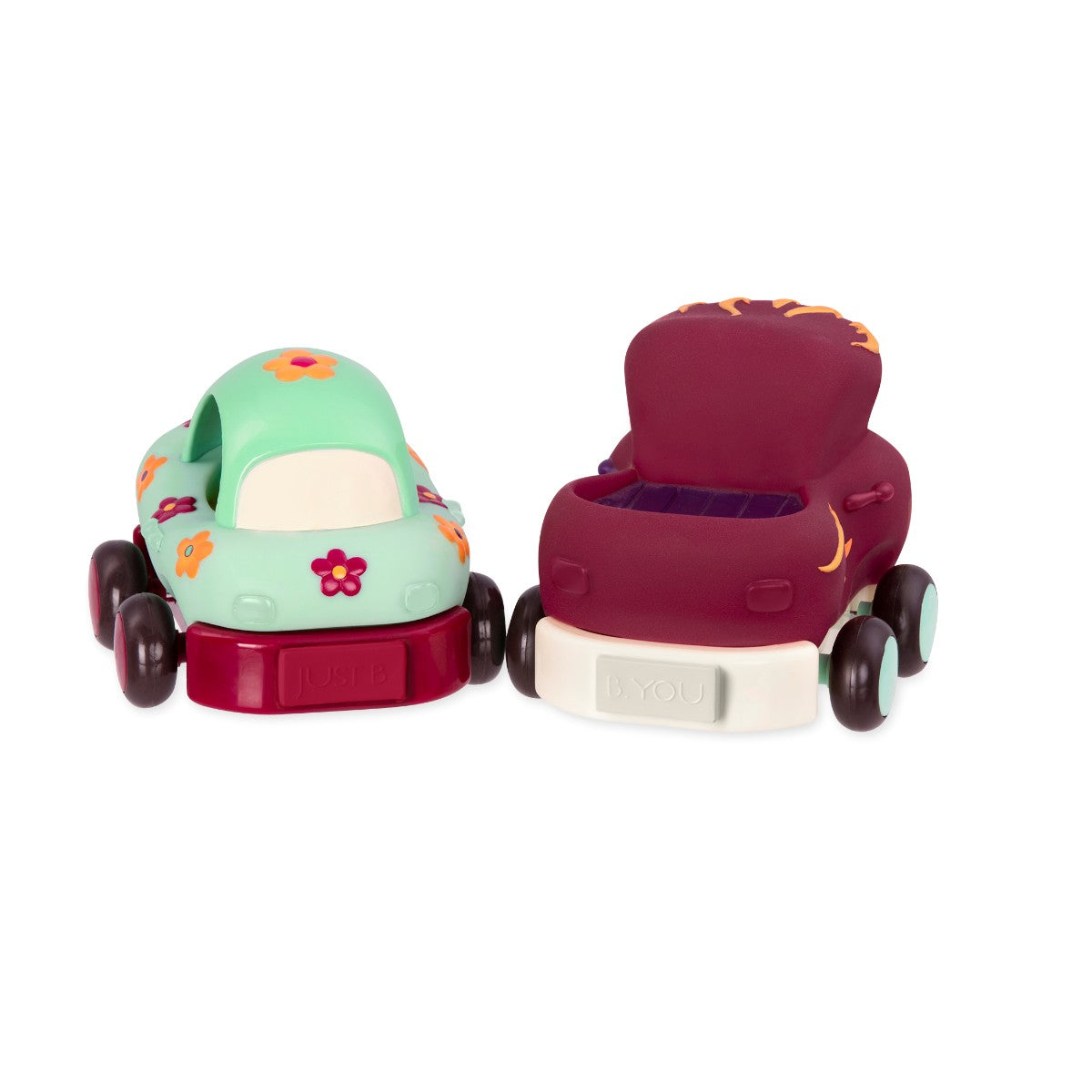 Wheeee-ls træk-tillbaka bilar, 4 st – mint