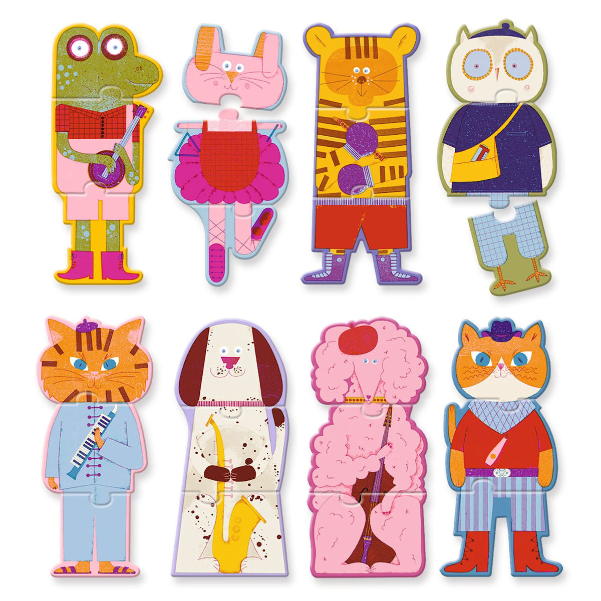 Djeco pusseltrio, Orkestern