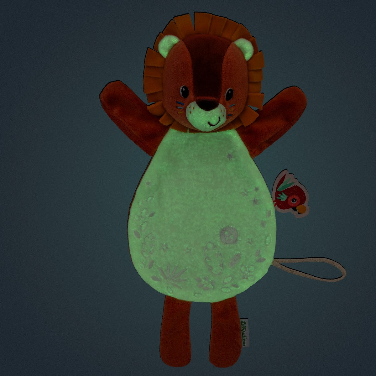 Lilliputiens Jack snuttefilt, självlysande