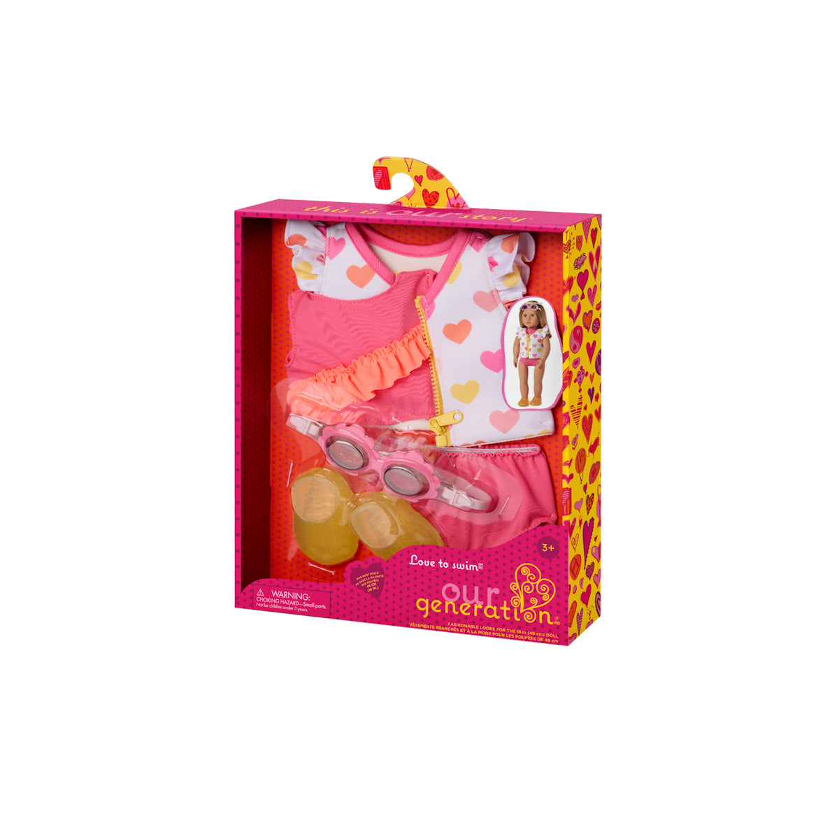 Our Generation dockkläder, badkläder