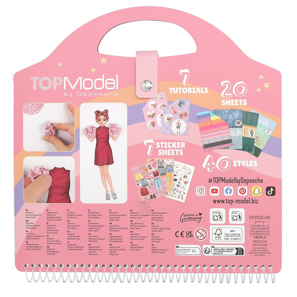 TopModel Dress Me Up collagebok