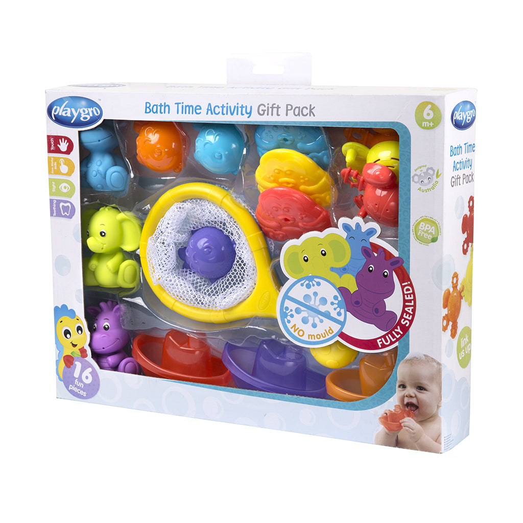 Playgro badleksaker, presentask