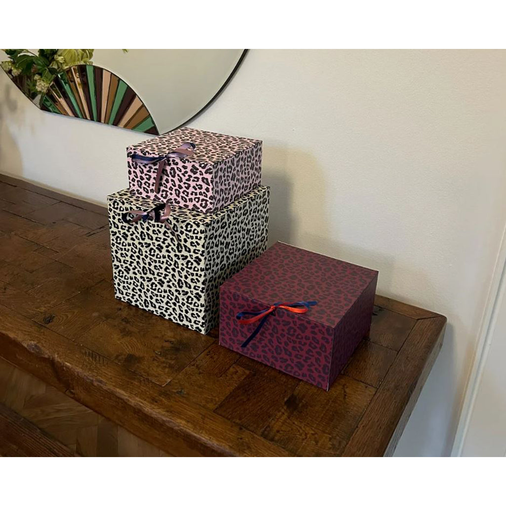 Daisy Boxes, Stor Låda - Leo svart/gul