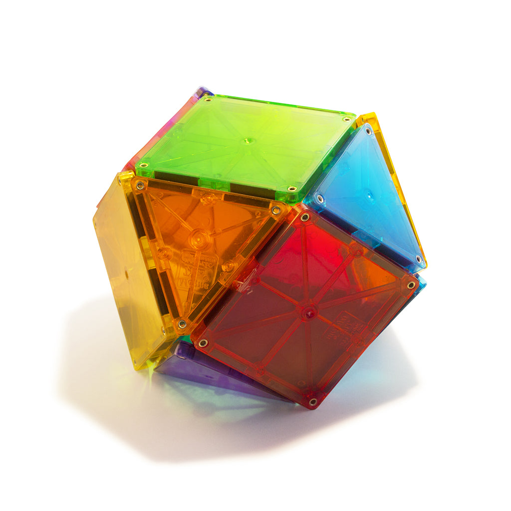 Magna-Tiles Clear Colours, Magnetiskt byggset med 32 delar