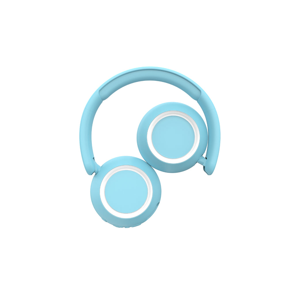 Lalarma trådlösa hörlurar med ljus, för tonåringar och barn - Blå