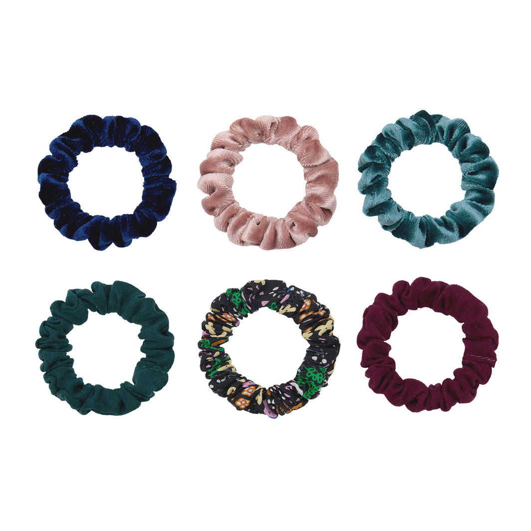 Mimi & Lula 6 Scrunchies hårelastikker - Skinny