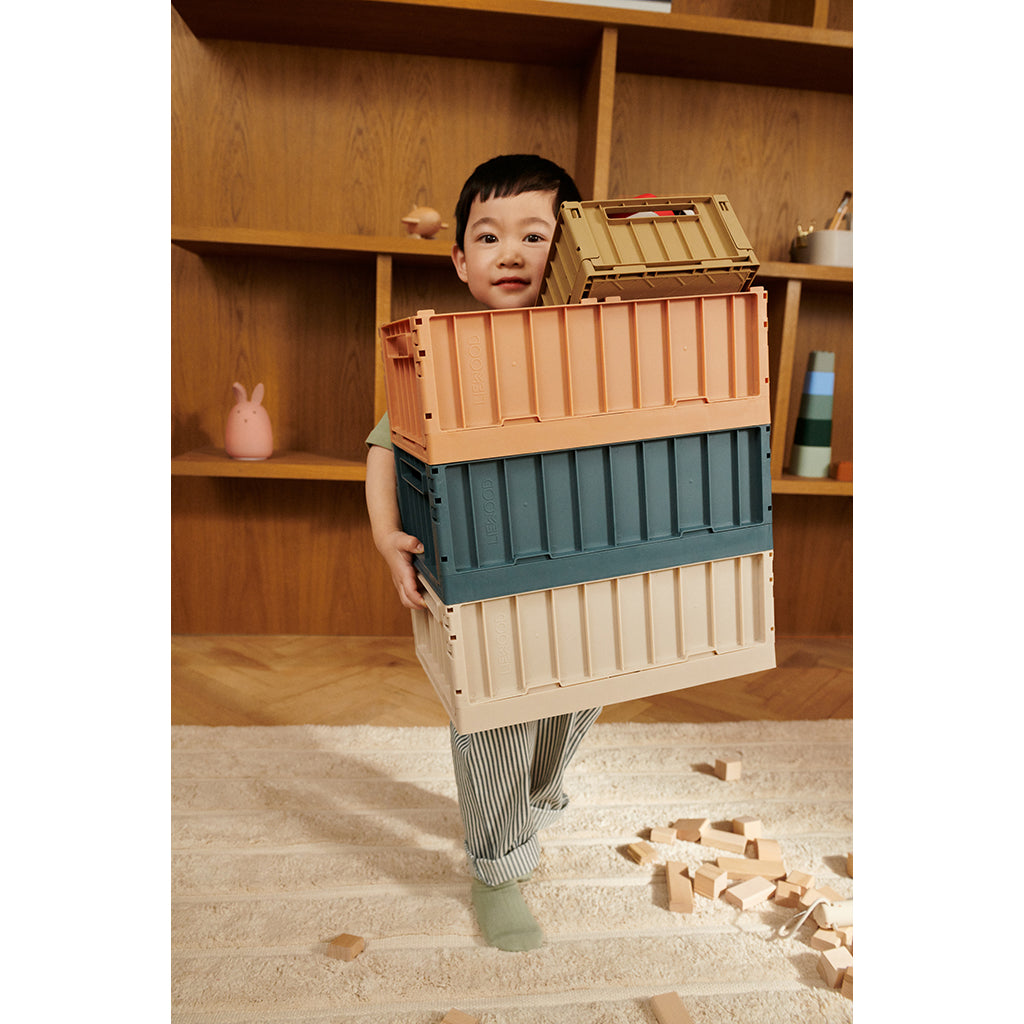 Liewood Weston vikbar förvaringslåda L - Tuscany rose