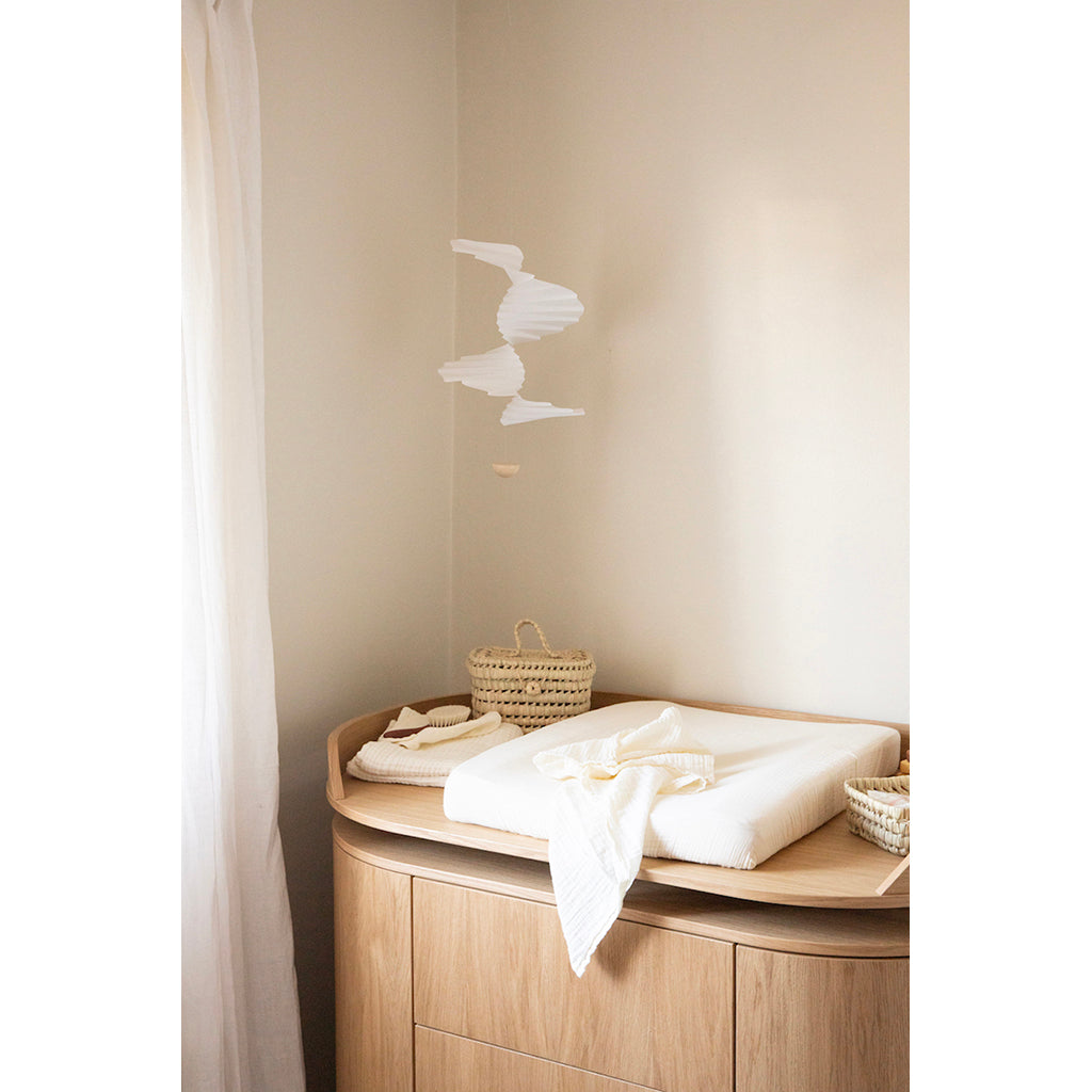 Lubilu mini picknickkorg av palmblad, 15 x 25 x 13 cm