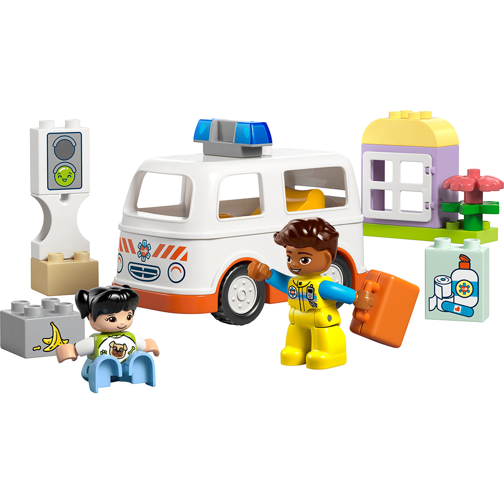 LEGO® DUPLO® Stad, Ambulans och förare