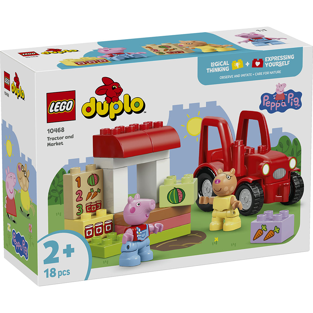 LEGO® DUPLO® Gurli Gris Traktor og marked Byggelegetøj