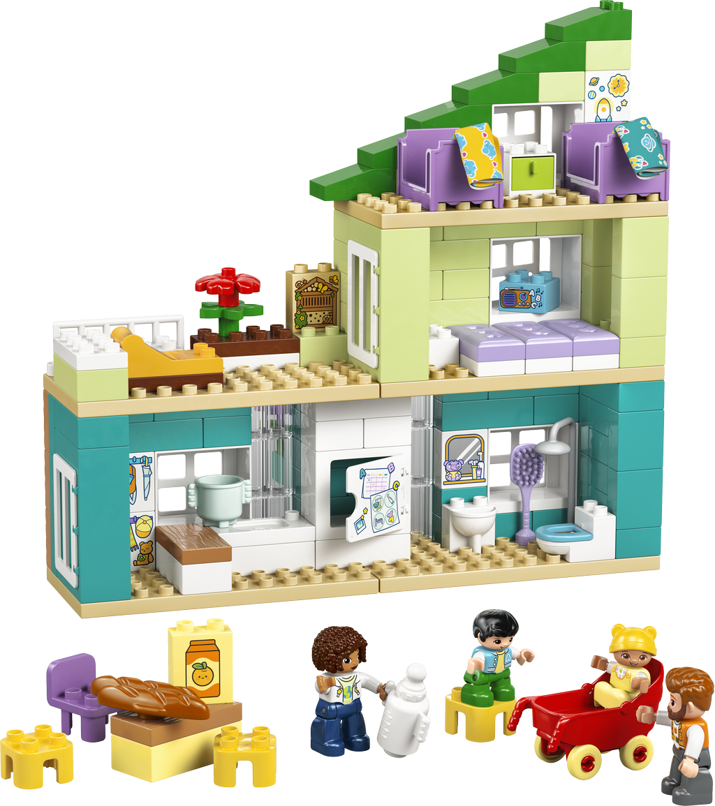 LEGO® DUPLO® Modern familjehus med figurer