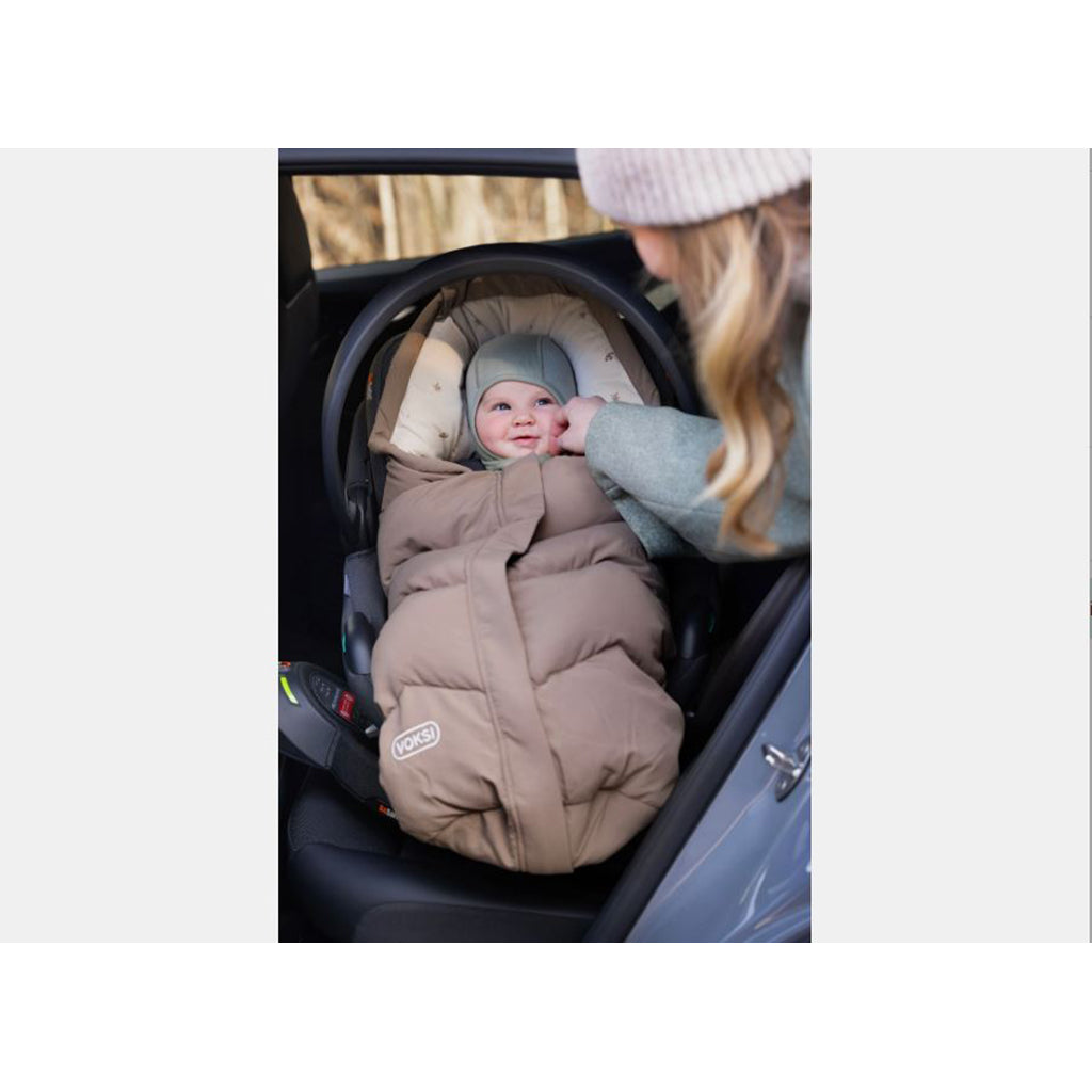 Voksi Move, Bilbarnstolspåse - Walnut-Clover