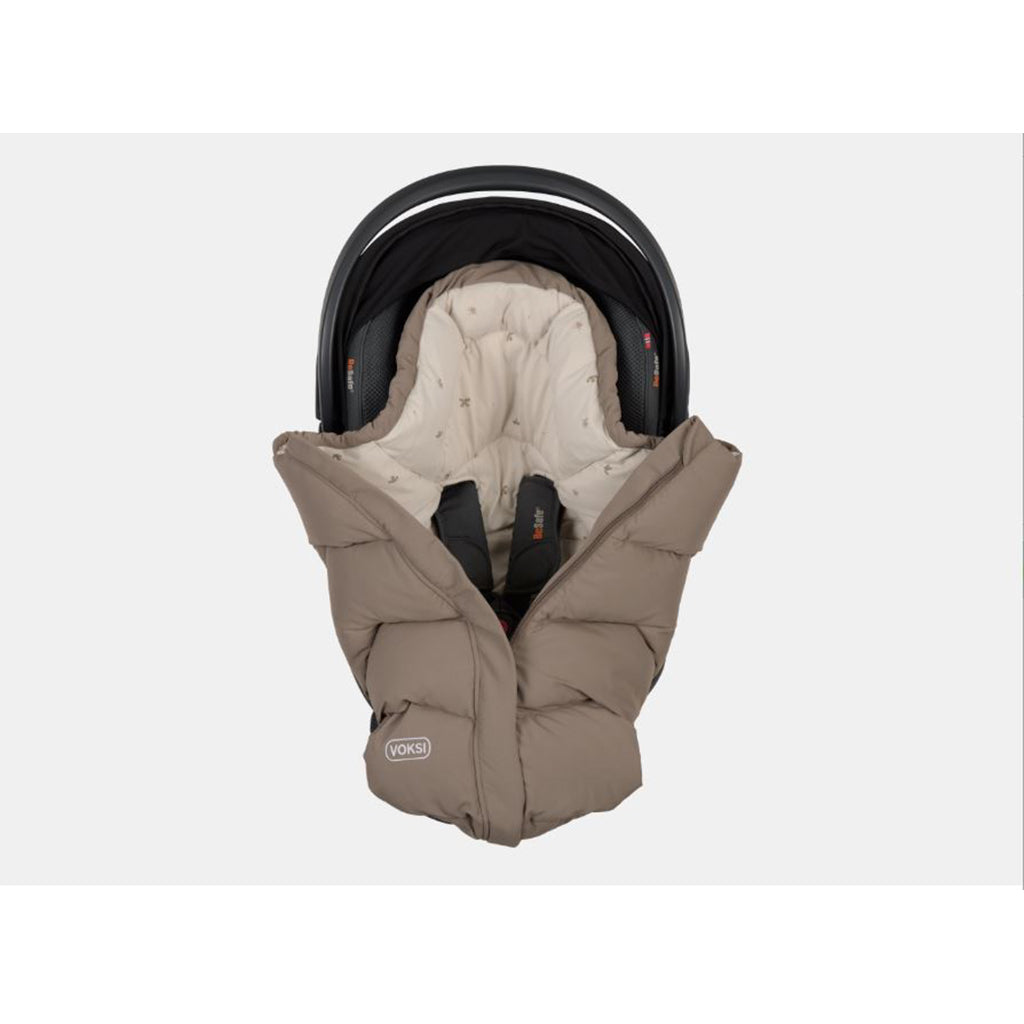 Voksi Move, Bilbarnstolspåse - Walnut-Clover