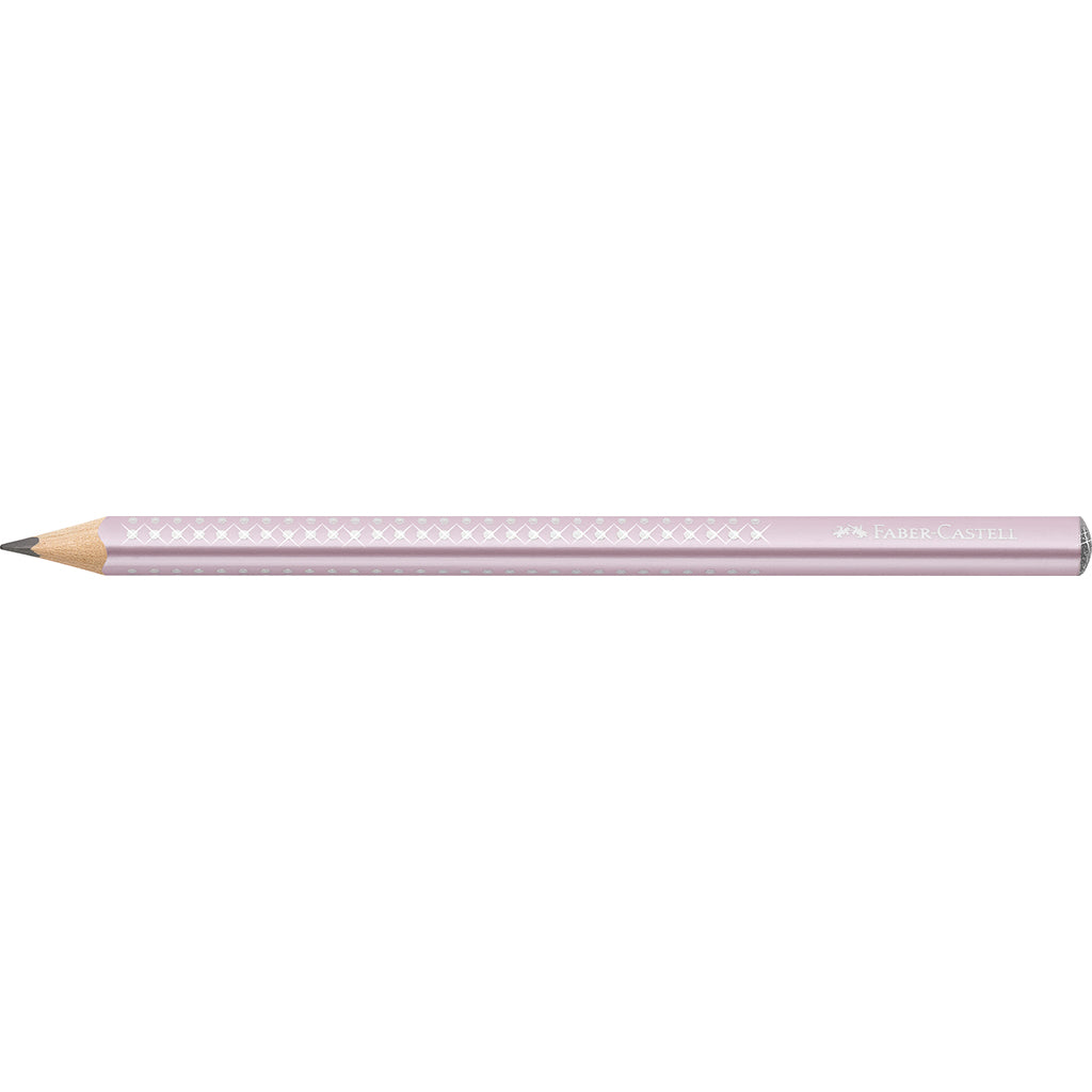 Faber-Castell, Jumbo sparkle penna - Rose metallic