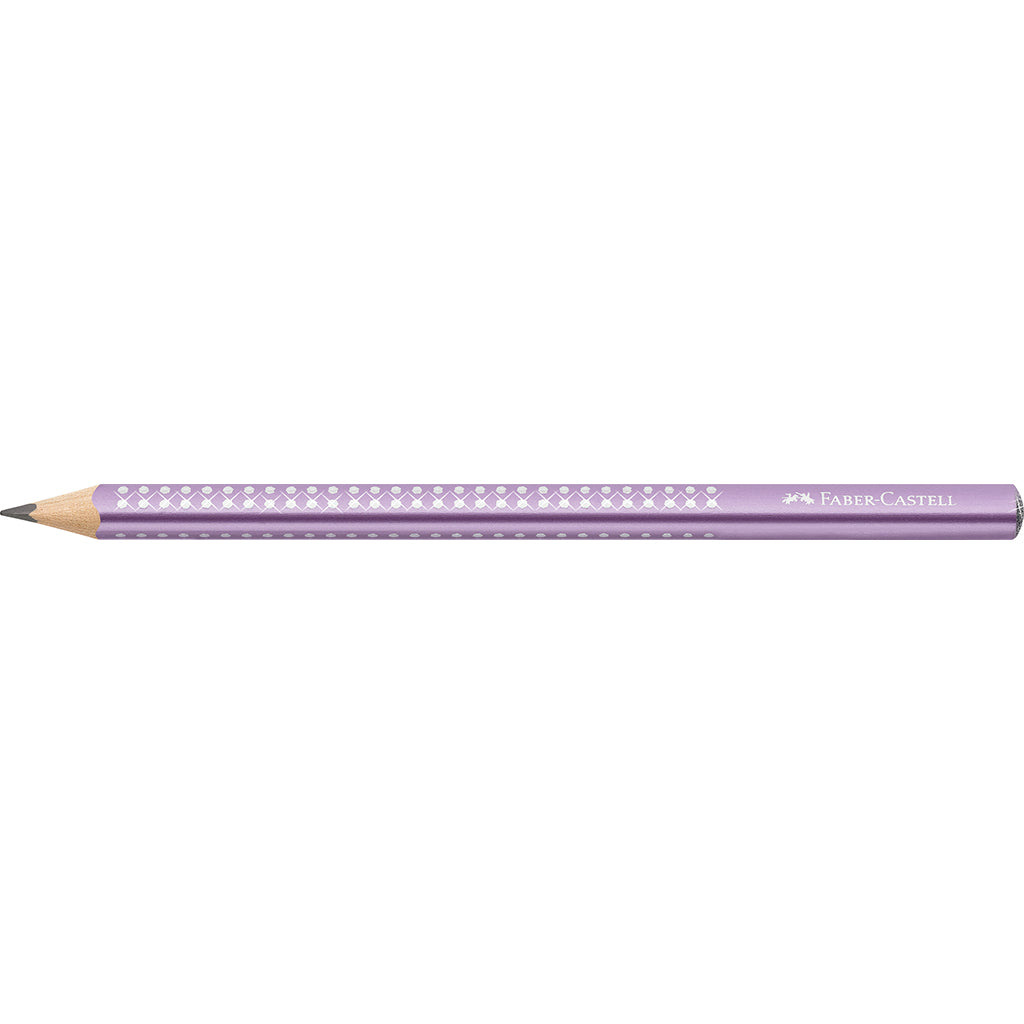 Faber-Castell, Jumbo sparkle blyertspenna - violet metallic