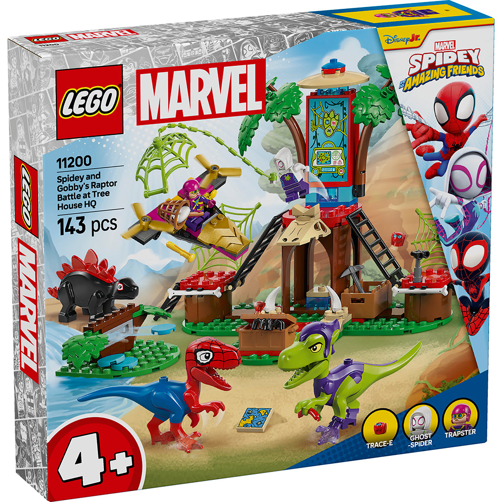 LEGO® Spidey, Spidey och Gobby i raptorkamp vid huvudkvarteret