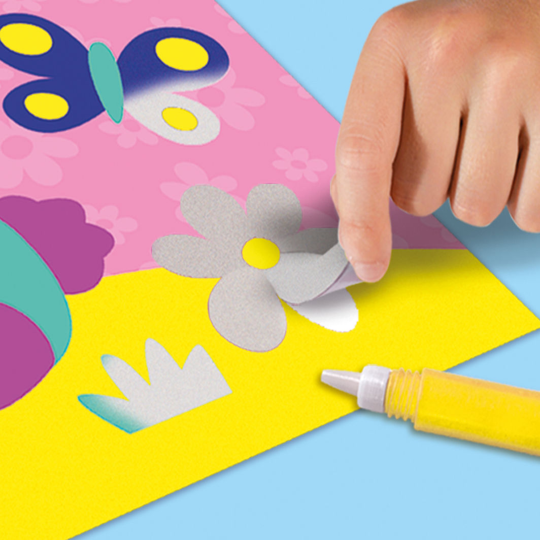 SES Creative sandkonst, bilder med skogens djur