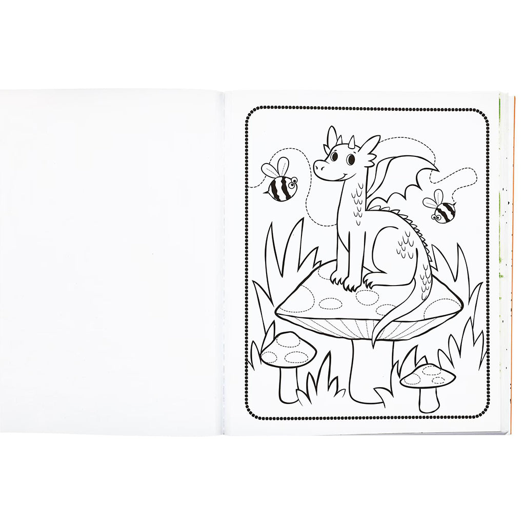 Ooly Målarbok, Riddare & Drakar