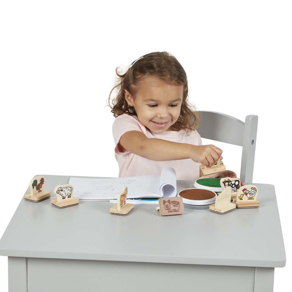 Melissa & Doug Mitt första stämpelset, Bondgårdsdjur
