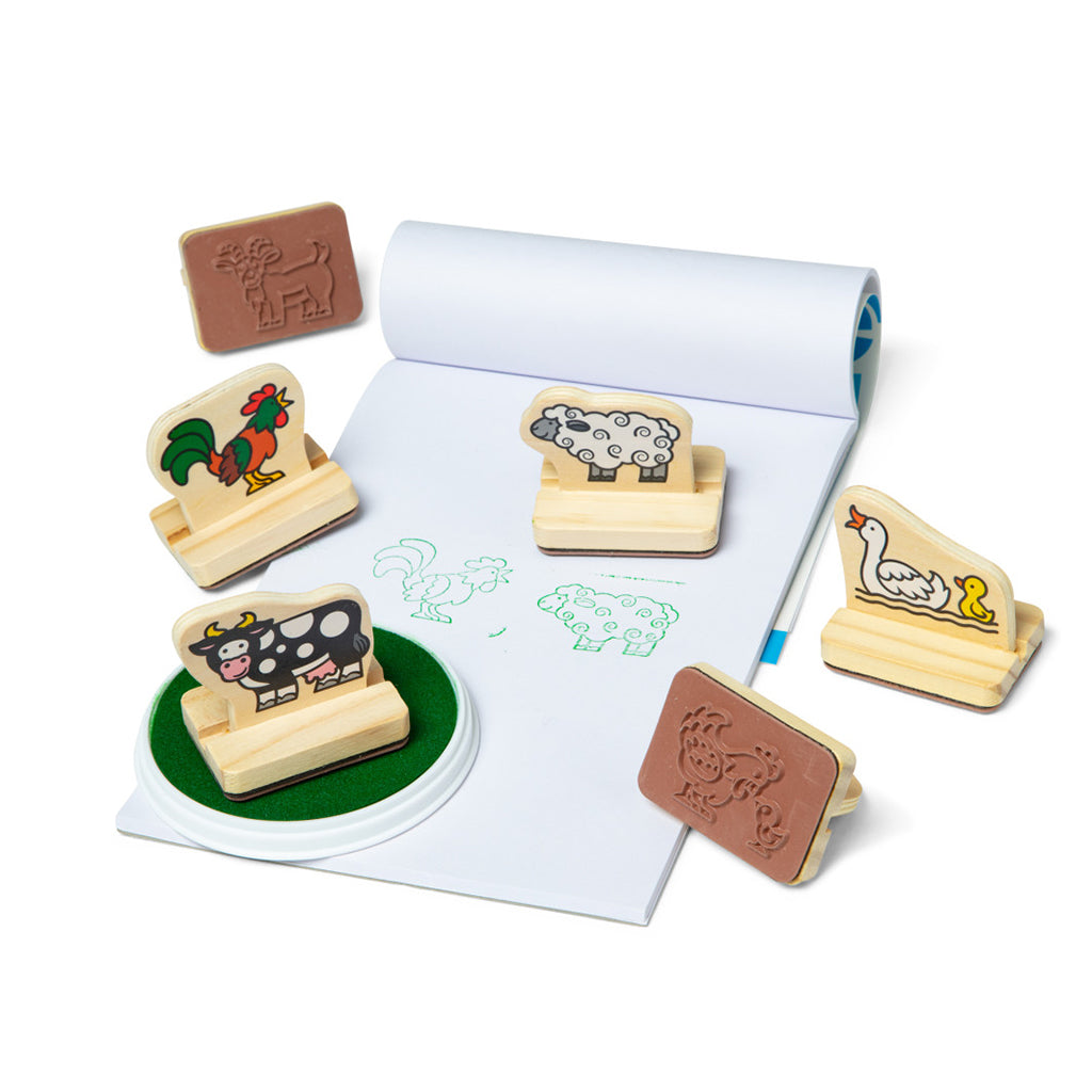 Melissa & Doug Mitt första stämpelset, Bondgårdsdjur