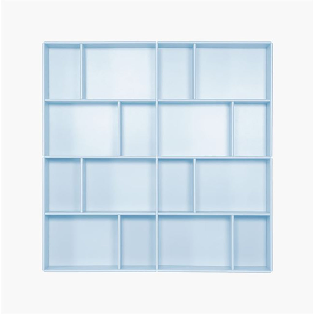 By Aulum Bronx väggreol, djup 23 eller 33 cm - Himalayan Blue