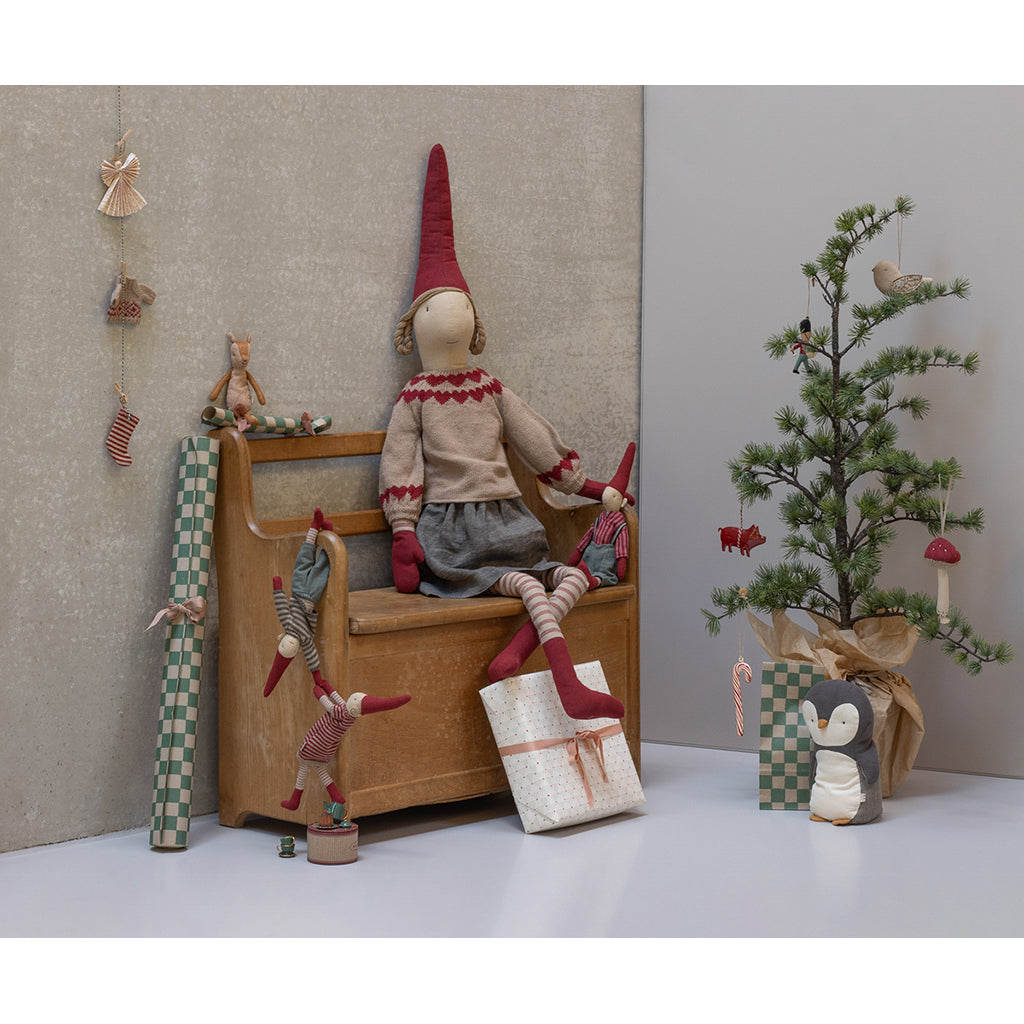 Maileg Nisse, Str. 1, Pojke - Stickad tröja