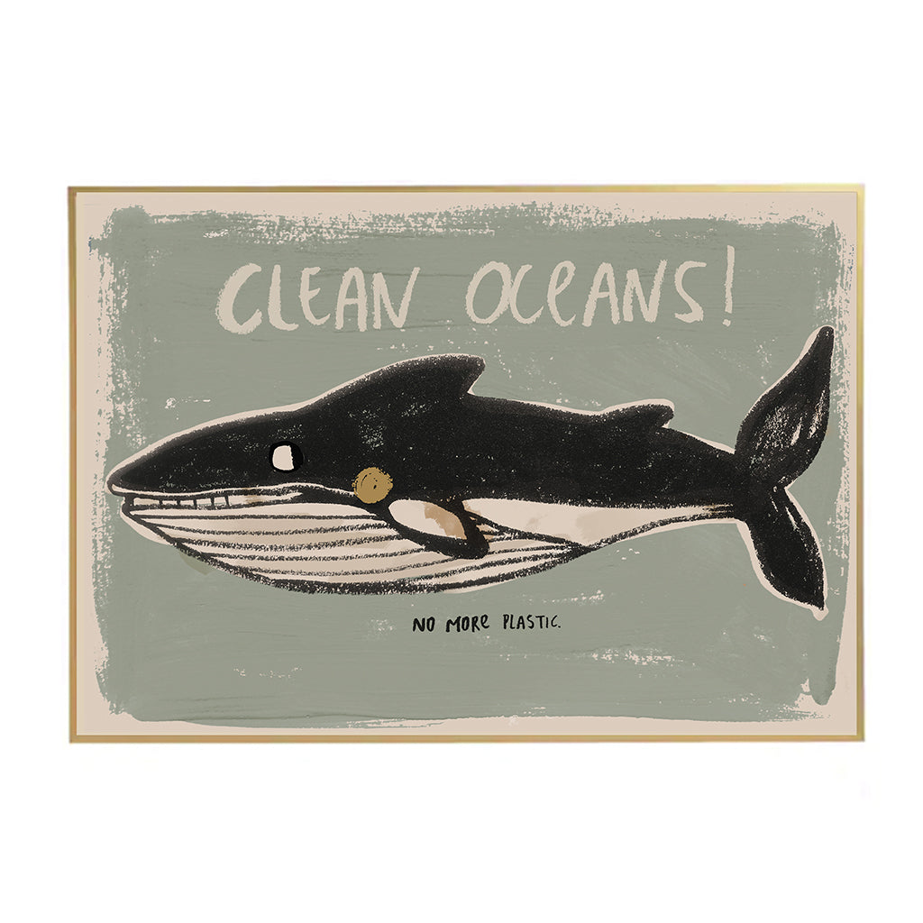 Studio Loco barnposter, Clean ocean - 70 x 50 cm