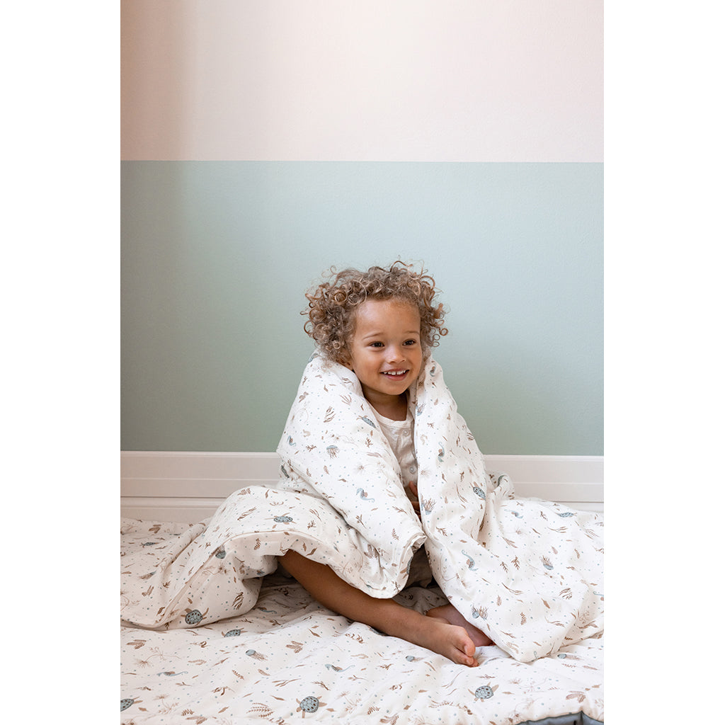 Cam Cam vuxensängkläder, Ekologisk - Sea Garden