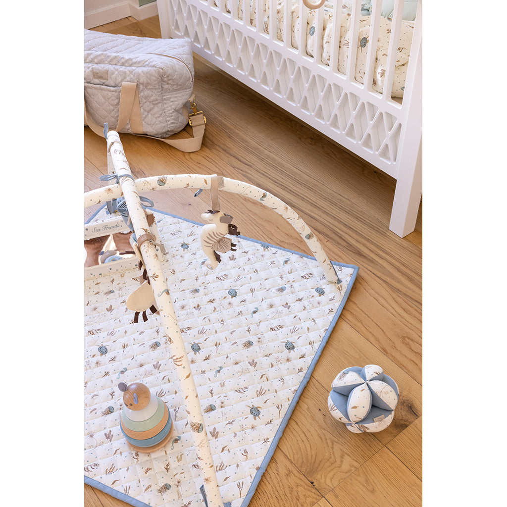 Cam Cam aktivitetsleksak, Tummy time-spegel - Sea Garden