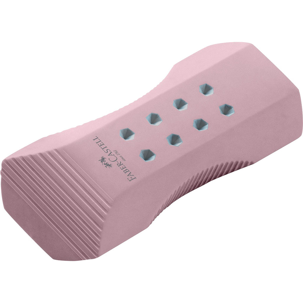 Faber-Castell suddgummi med glitter, 3 ass. färger