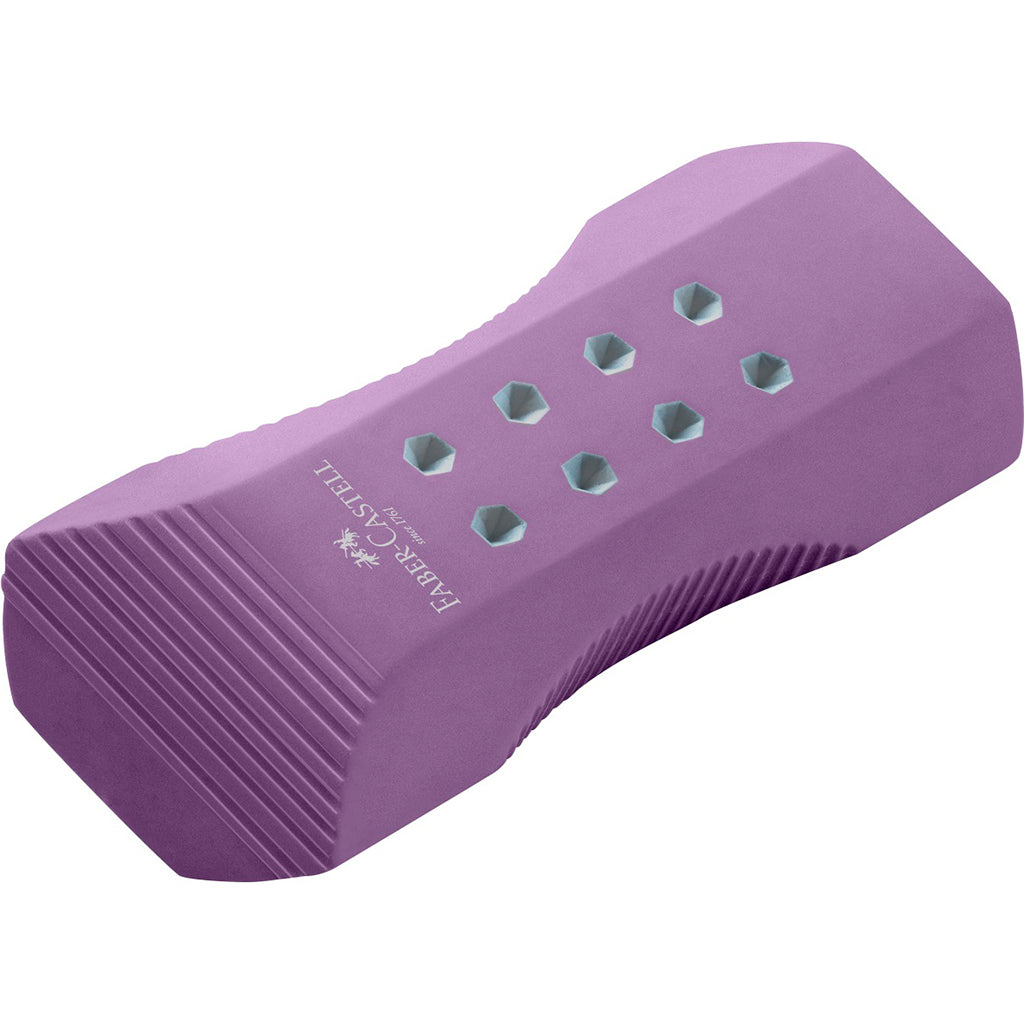 Faber-Castell suddgummi med glitter, 3 ass. färger