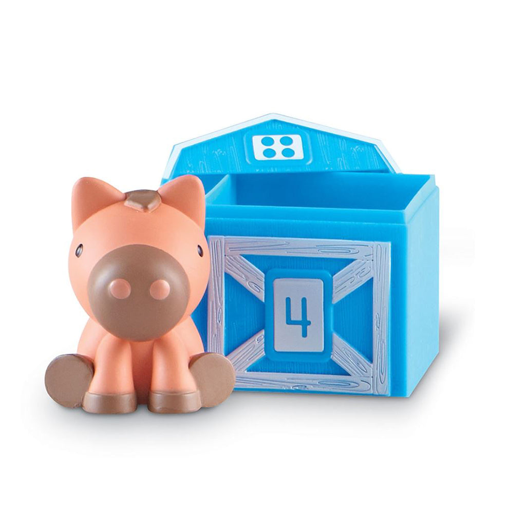 Lär dig om tal och färger - Aktivitetsset med bondgårdsdjur