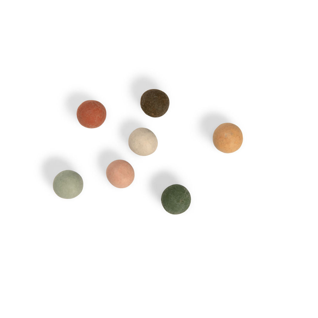 Moulin Roty, Set med 7 frökulor - Vilda blommor