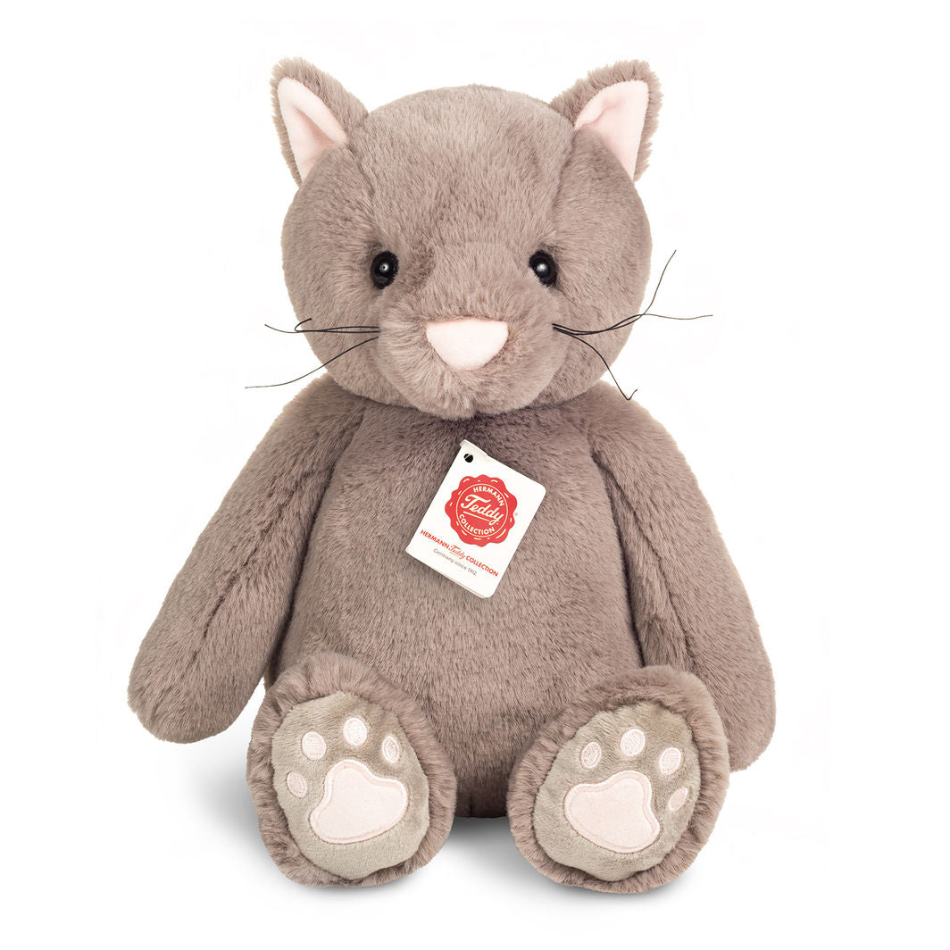 Teddy Hermann bamse, Katten Milly 35 cm - grå