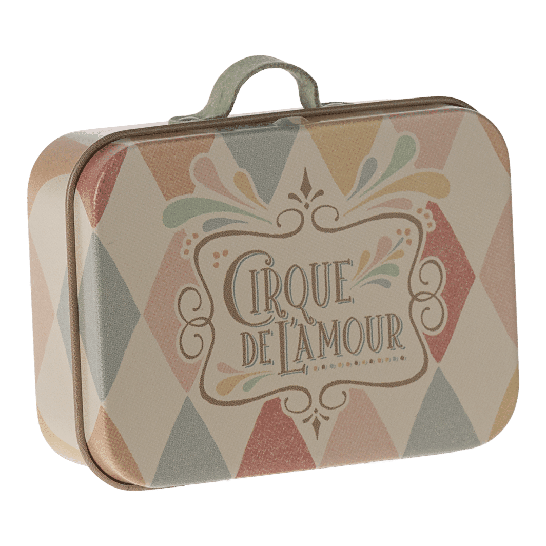 Maileg Resväska, Micro - Harlequin