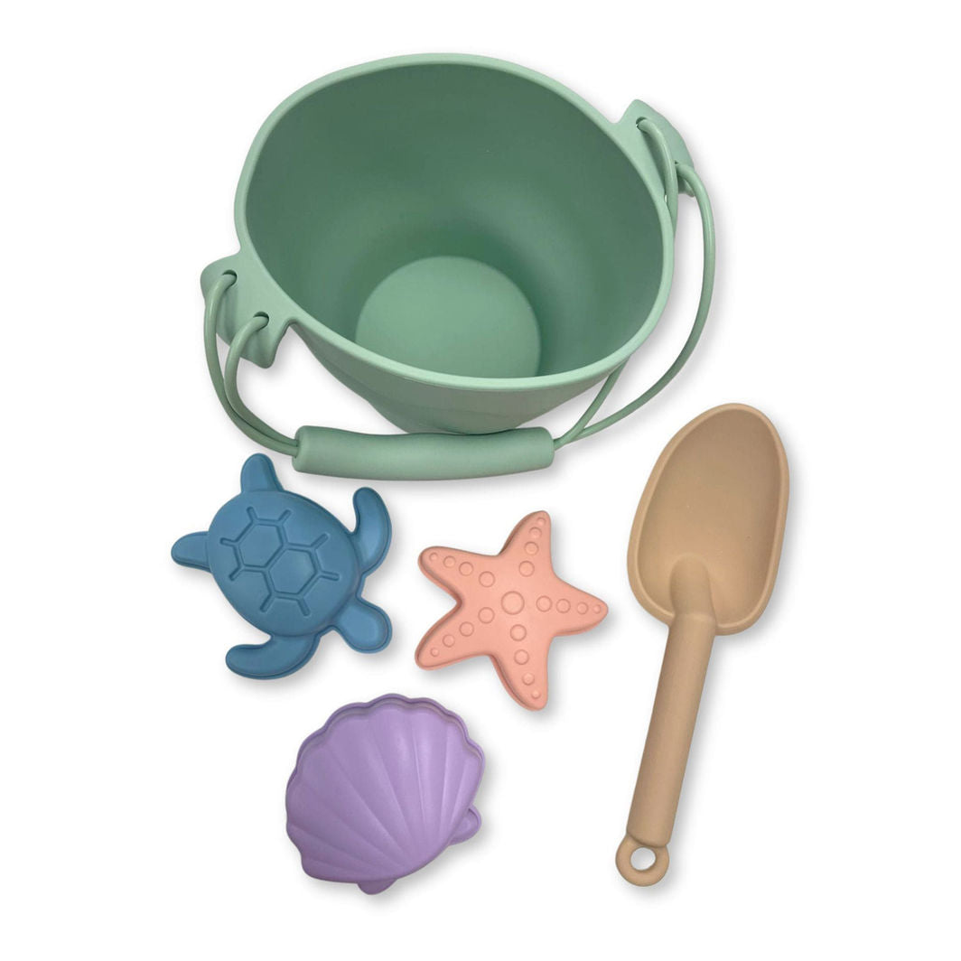 Swim Essentials, Sandsæt 5 delar i silikon – Pure Tones Pastel