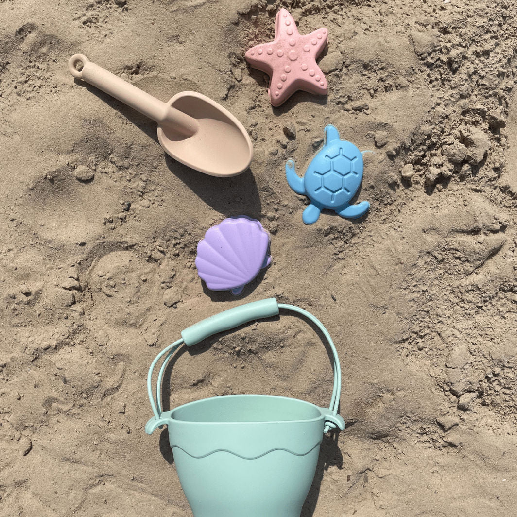 Swim Essentials, Sandsæt 5 delar i silikon – Pure Tones Pastel