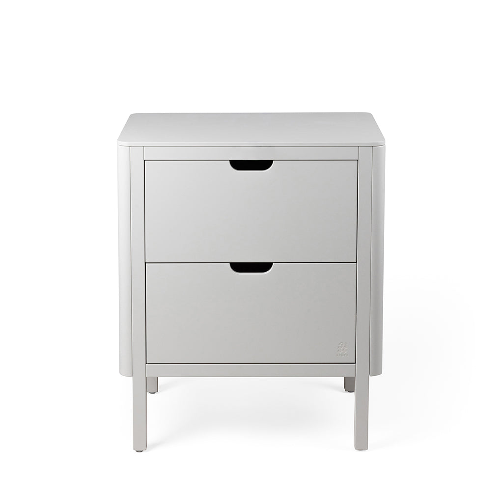 Sebra skötbord i trä, 2-i-1 design m. lådor - Stone