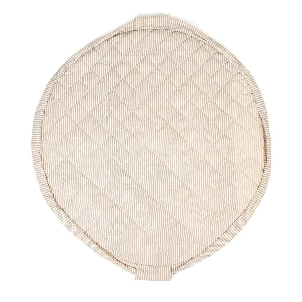 Play&Go Två-i-en babytäcke, ekologiskt – Stripes blue