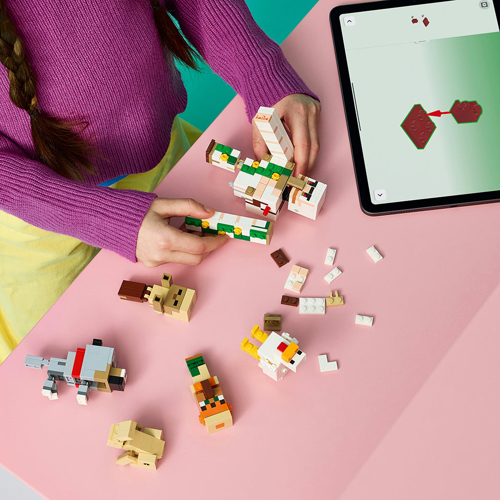 LEGO® Minecraft® Kycklingjockey-ökenattack